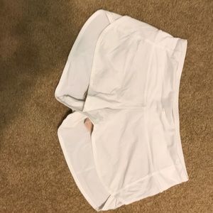 Lululemon size 2 white Speed Up Shorts